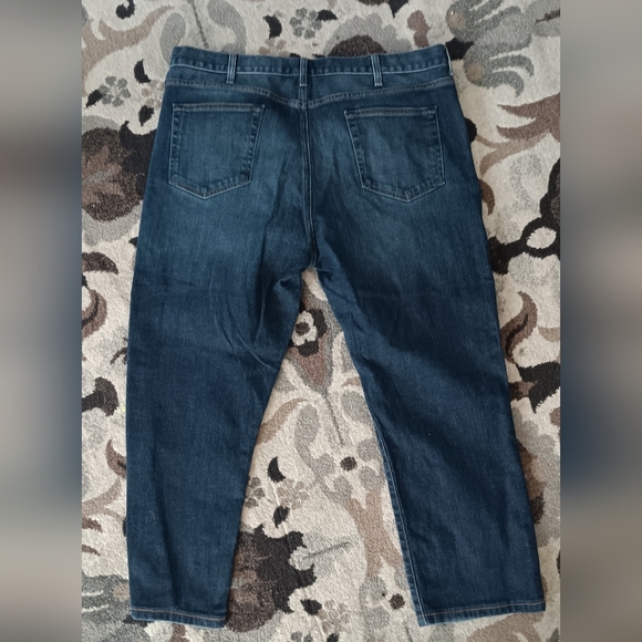 mens daniel cremieux classic straight leg jeans dark wash premium denim 40X30 - Picture 2 of 9